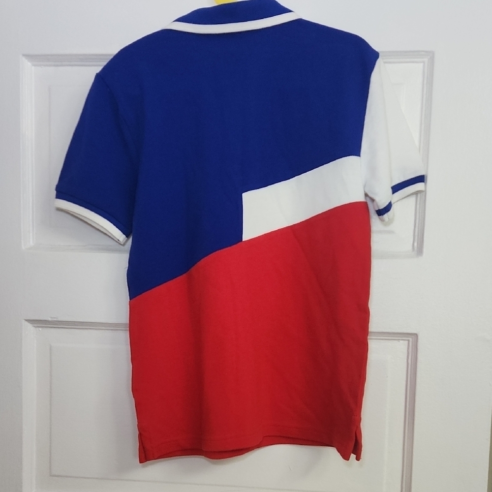 Ralph Lauren Kids Tri-Color Polo - Blue, Red, White - Picture 4 of 4